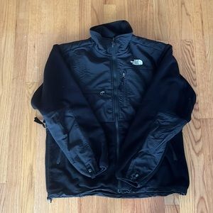 Men’s M black north face fleece jacket